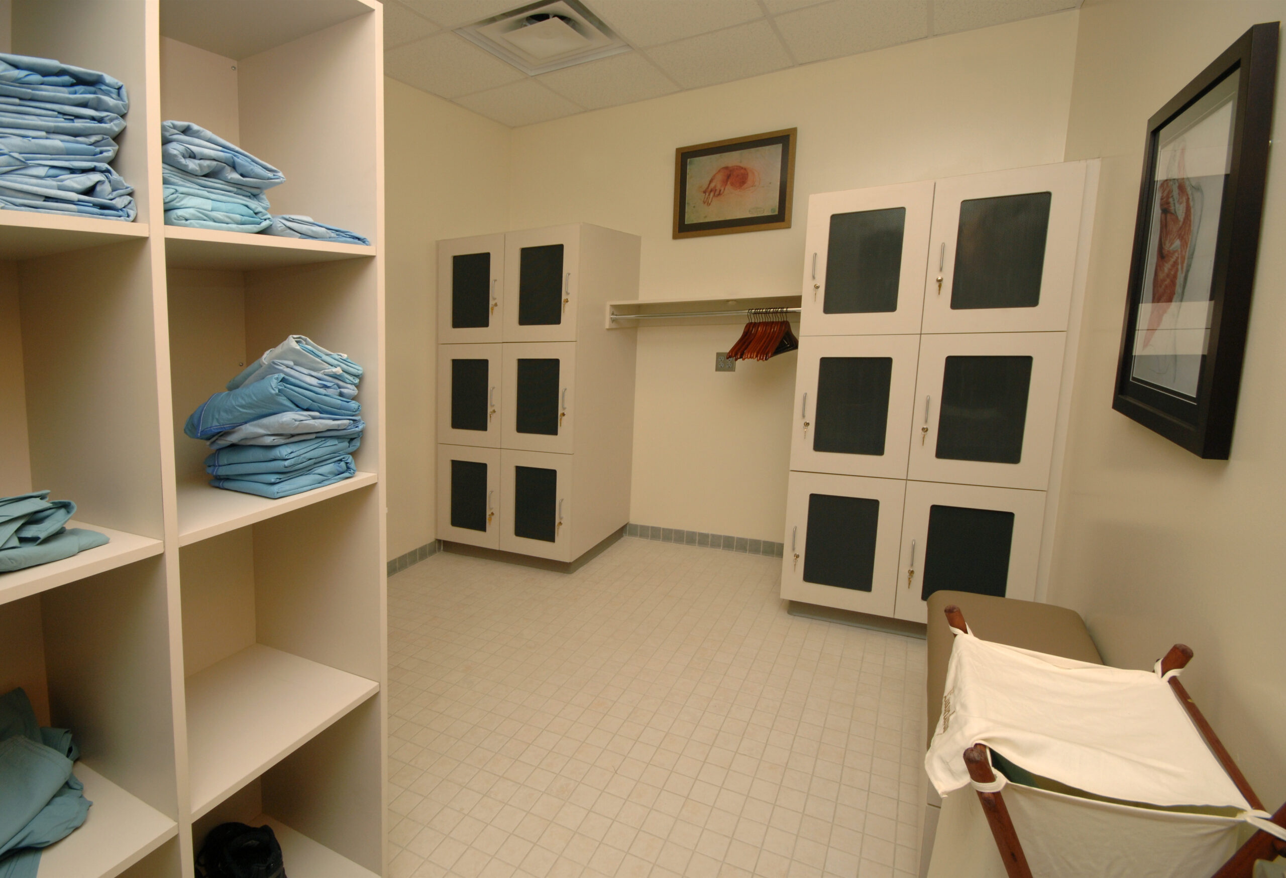 Dedicated changing area