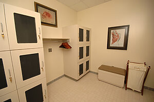 Dedicated changing area