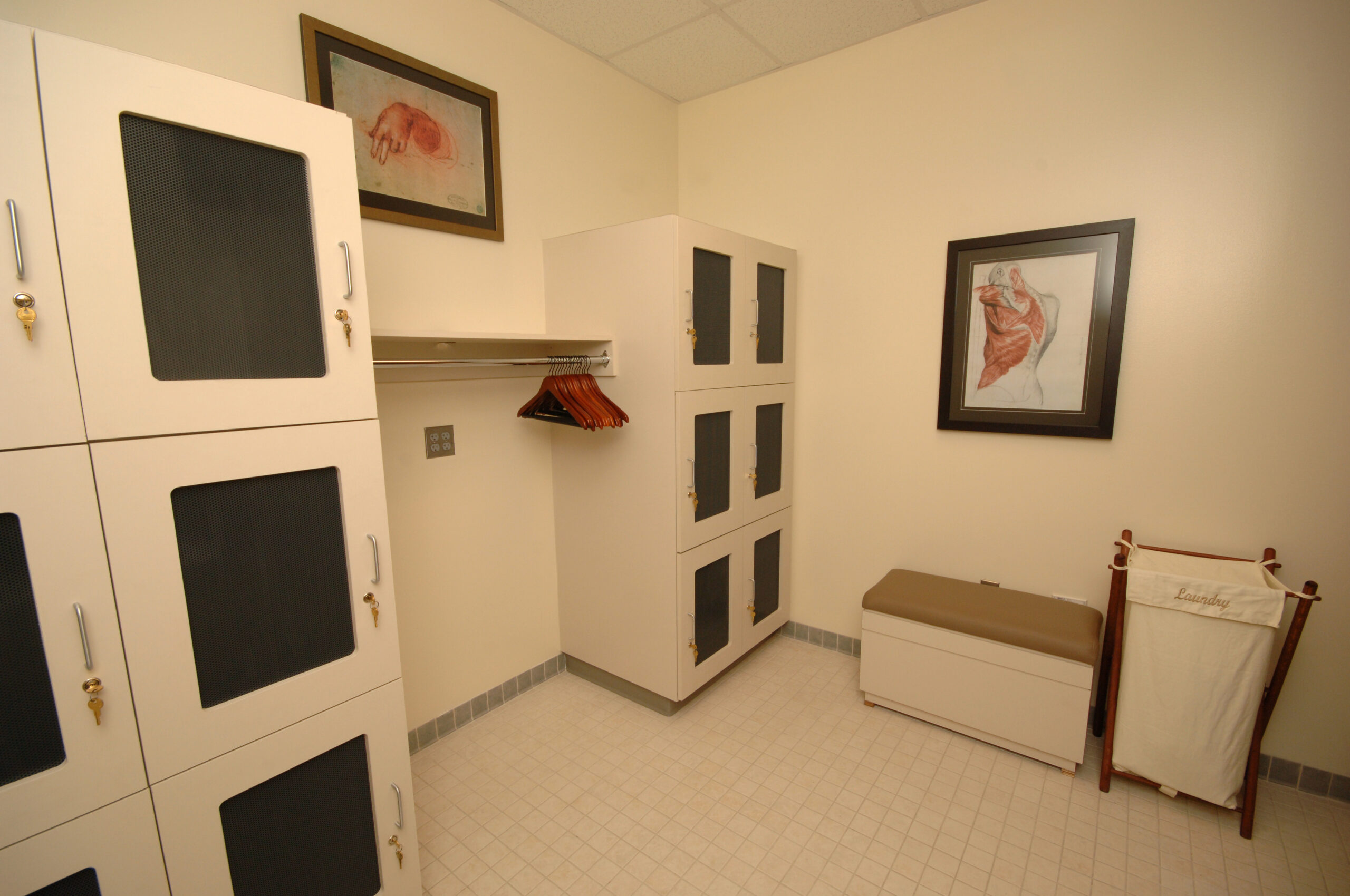 Dedicated changing area