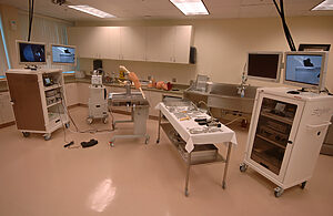 Simulation for Knee Surgery Setup